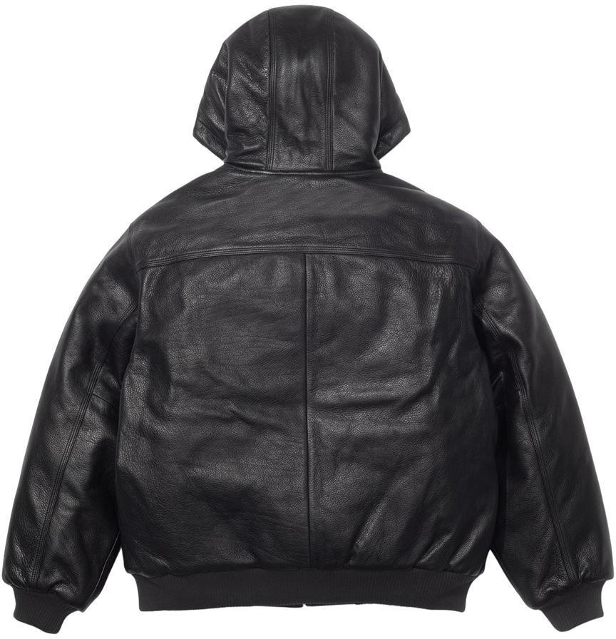 Supreme®/Dickies® Hooded Leather Work Jacket view 3